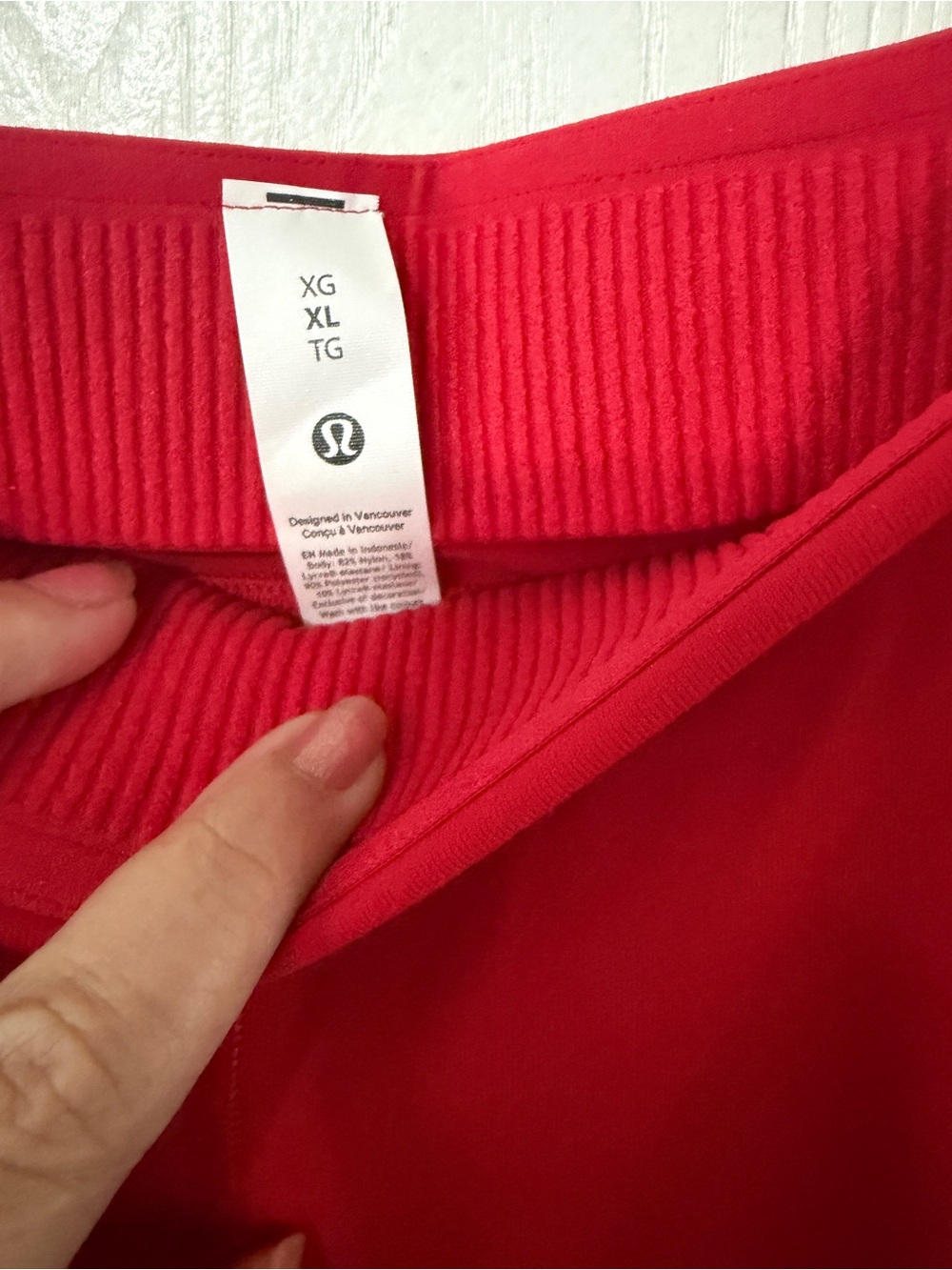 lululemon athletica Red define Wide-Leg Women's Pants - Picture 4 of 5